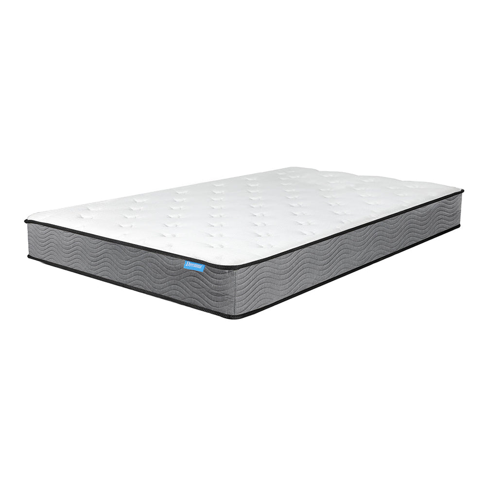 Dreamz Spring Mattress Pocket Bed Top Coil Sleep Foam Extra Firm Double 23CM