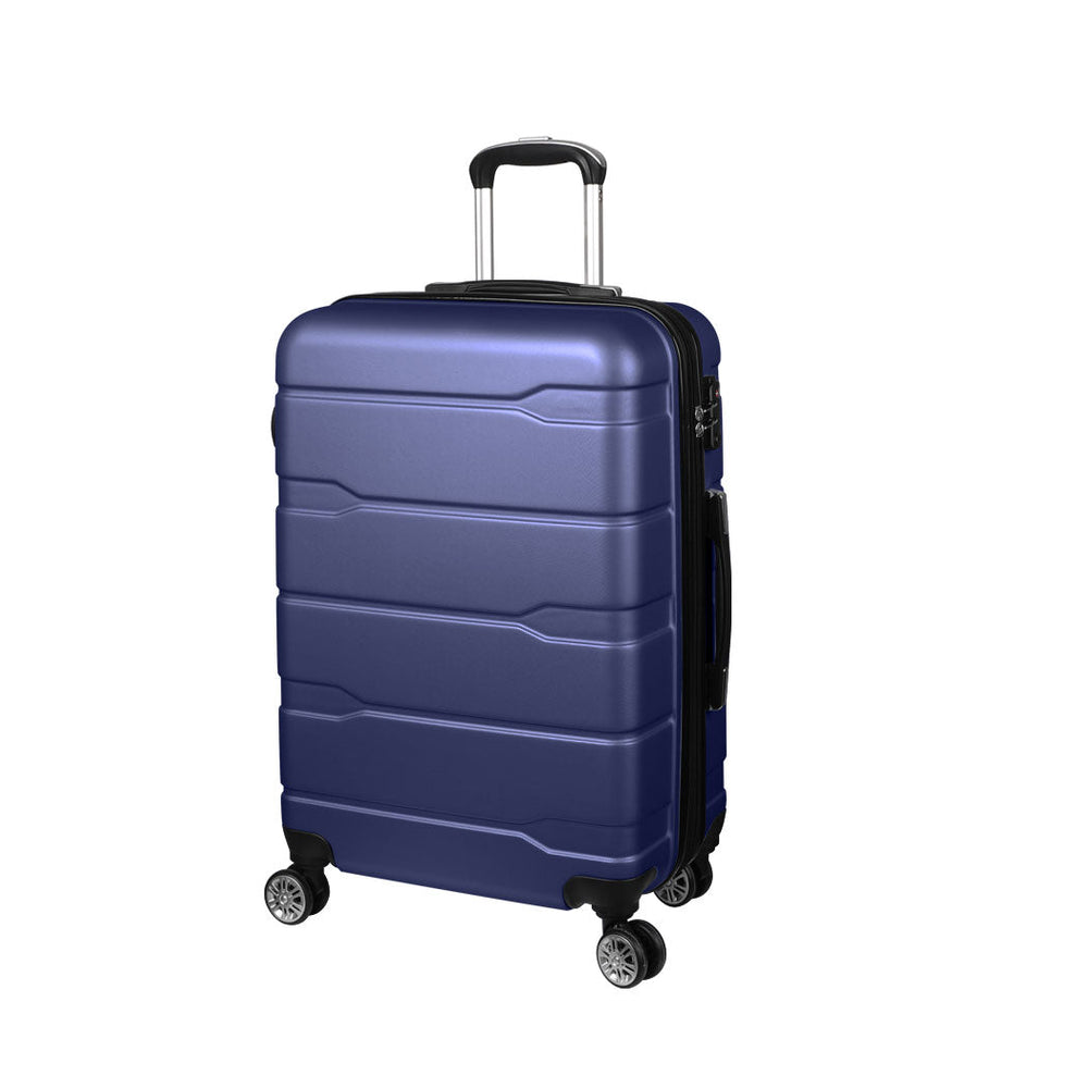 Slimbridge 28&quot; Inch Expandable Luggage Travel Suitcase Case Hard Shell TSA Navy