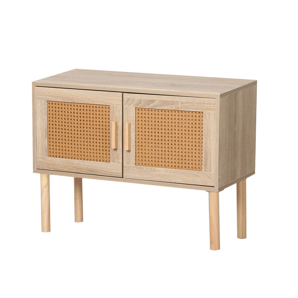 Levede Storage Cabinet Coffee Table Rattan Drawers  Wooden Cane Furniture