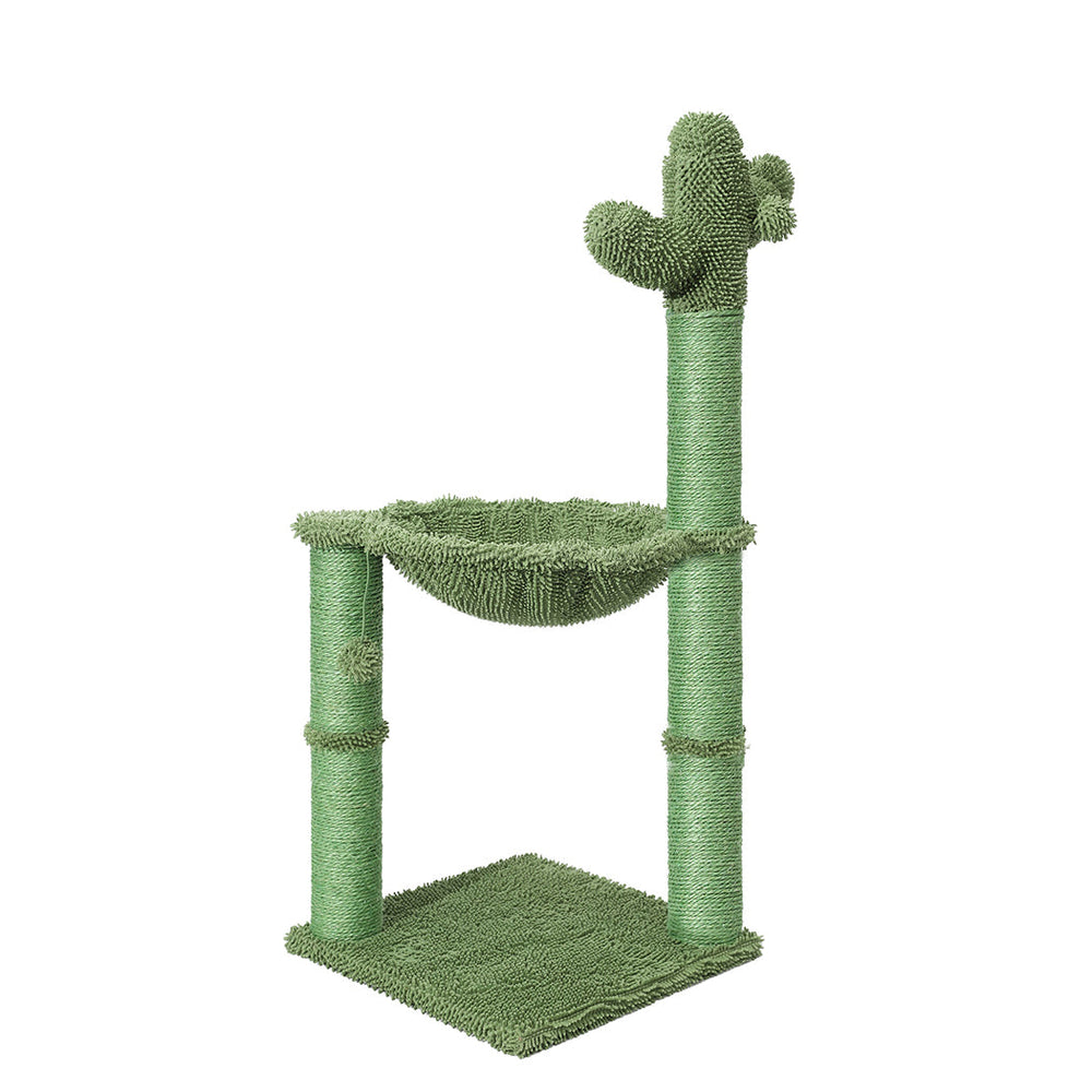 Pawz Cactus Cat Trees Scratching Post Tower Condo Hammock House Scratcher 95cm