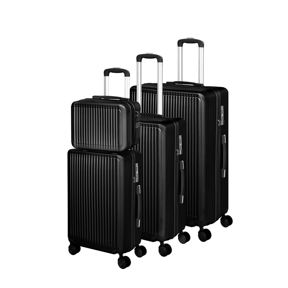 Slimbridge Luggage Suitcase Trolley Set Travel Lightweight 4pc 14&quot;+20&quot;+24&quot;+28&quot;