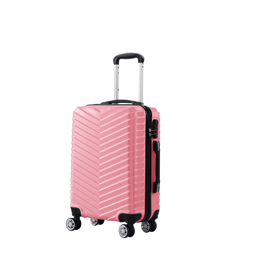 Slimbridge 28 Luggage Suitcase Travel TSA Hard Shell Carry Lightweight Rose Gold