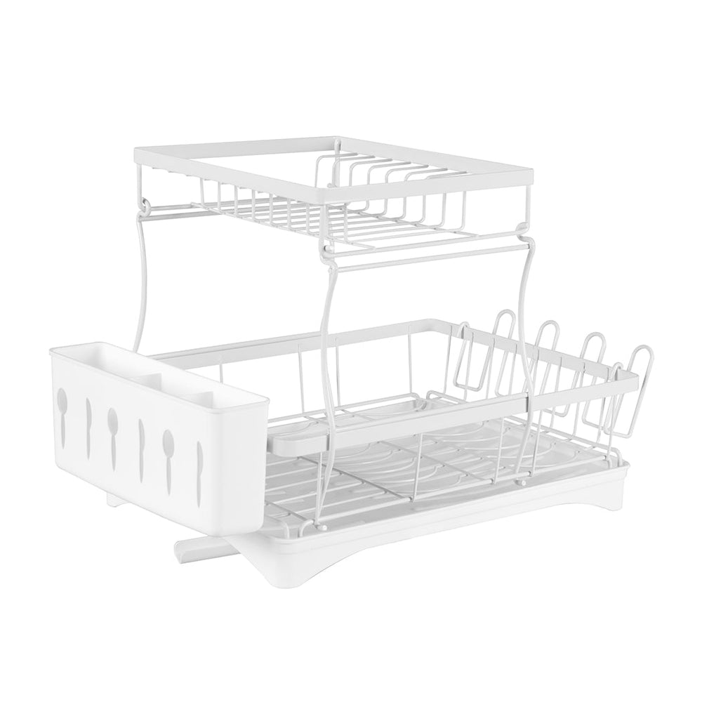Toque Dish Rack Drying Drainer Kitchen Storage Organizer Cup Holder Detachable