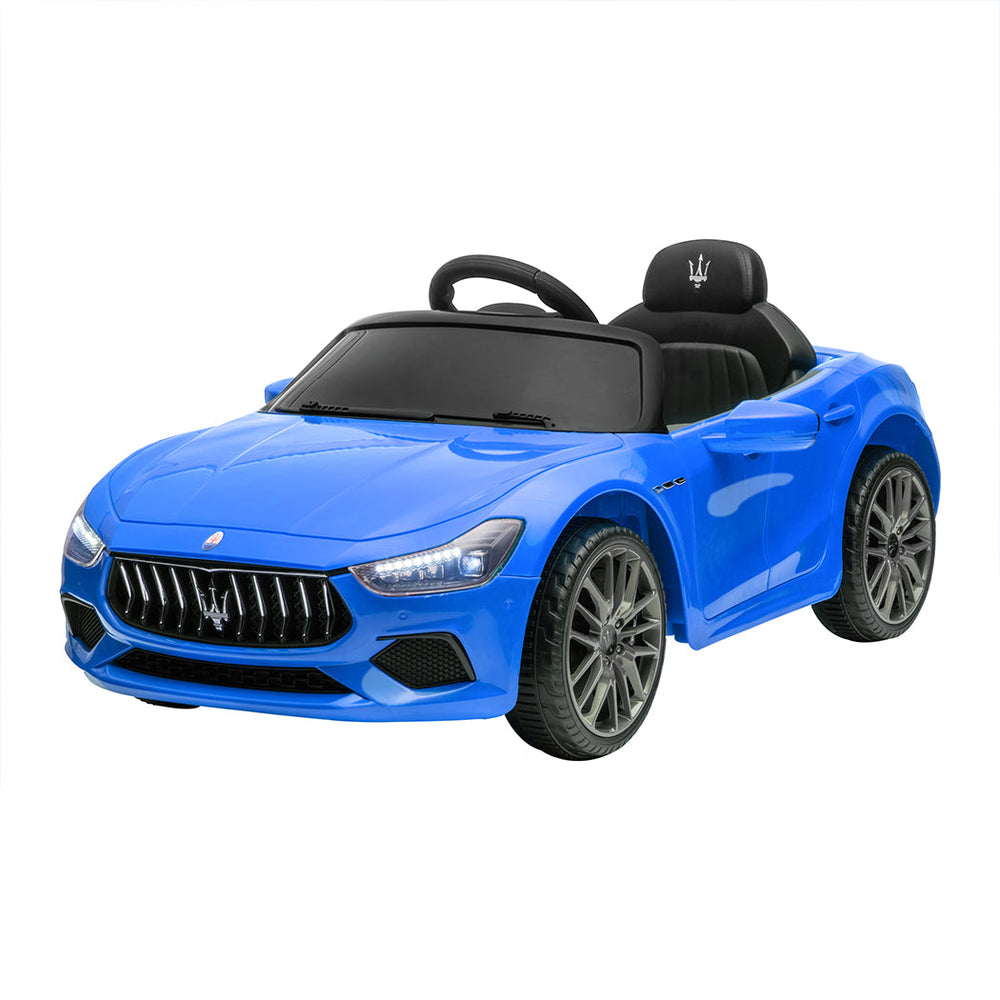 Traderight Group  Kids Ride On Car Maserati Licensed Electric Dual Motor Toy Remote Control Blue
