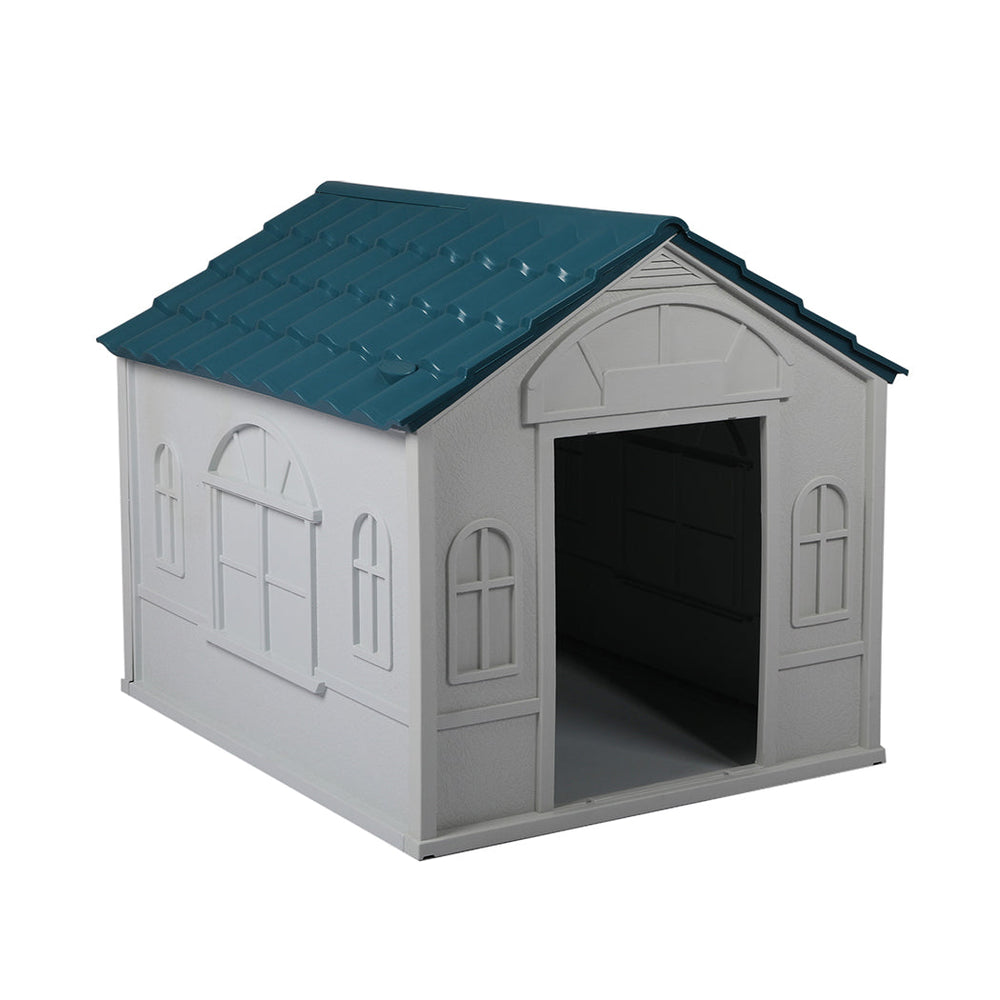 Pawz Dog Kennel Outdoor Indoor Pet Plastic Garden House Weatherproof Outside XL