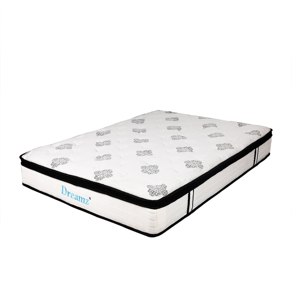 Dreamz Bedding Mattress Spring King Single Premium Bed Top Foam Medium Firm 30CM