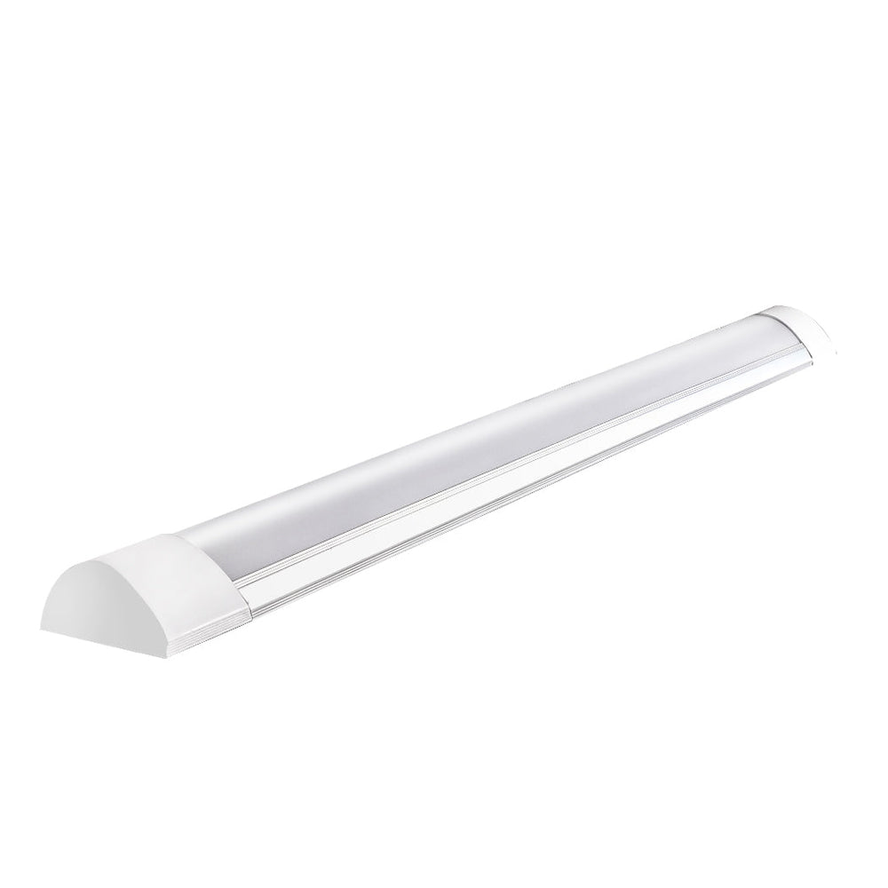 Emitto 10Pcs LED Slim Ceiling Batten Light Daylight 120cm Cool white 6500K 4FT