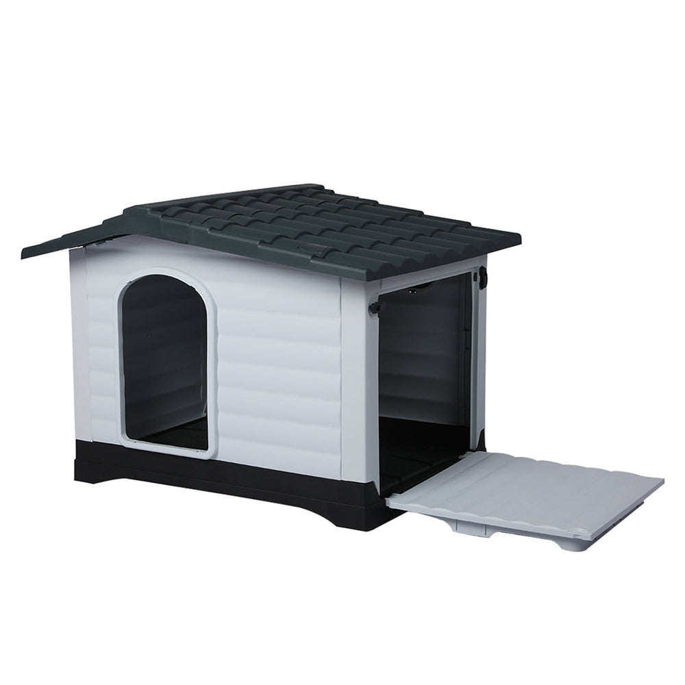 Pawz Dog Kennel Outdoor Indoor Plastic Garden Large House Weatherproof Outside L