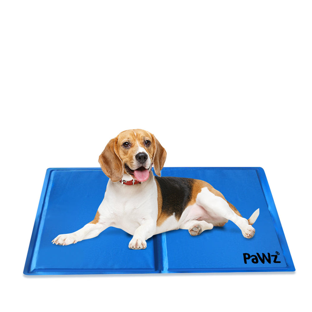 Pawz Pet Cooling Mat Gel Mats Bed Cool Pad Puppy Cat Non-Toxic Beds 65x50cm