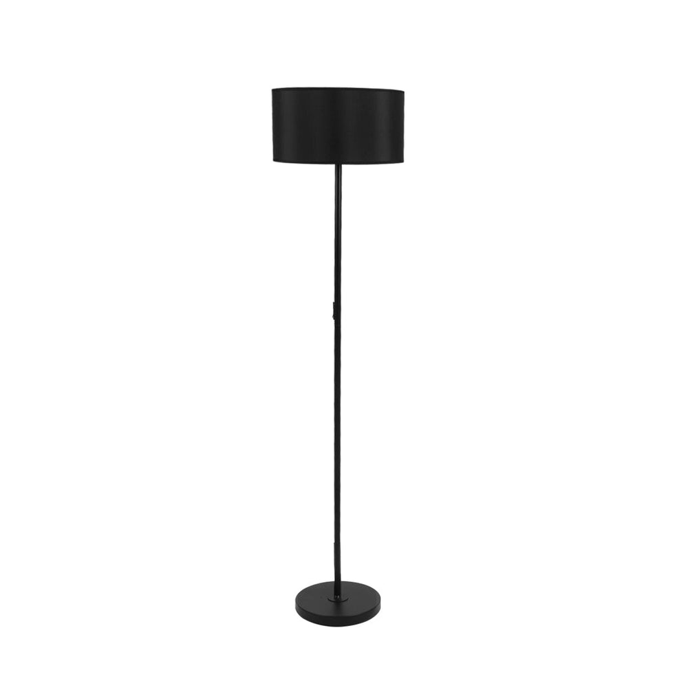 Emitto Modern LED Floor Lamp Stand Reading Light Home Decor Indoor Linen Fabric