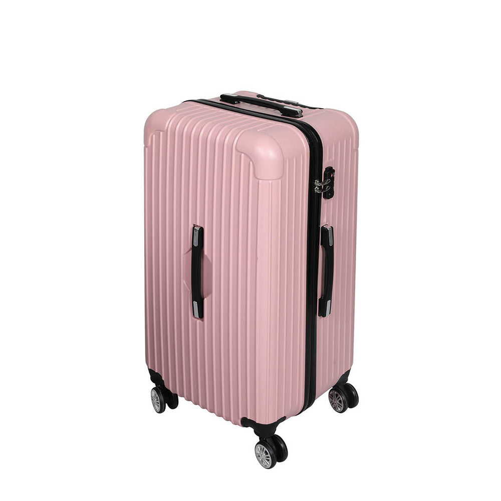 Slimbridge 30&quot; Trunk Luggage Travel Suitcase Travelling Large TSA 4 Wheels Pink