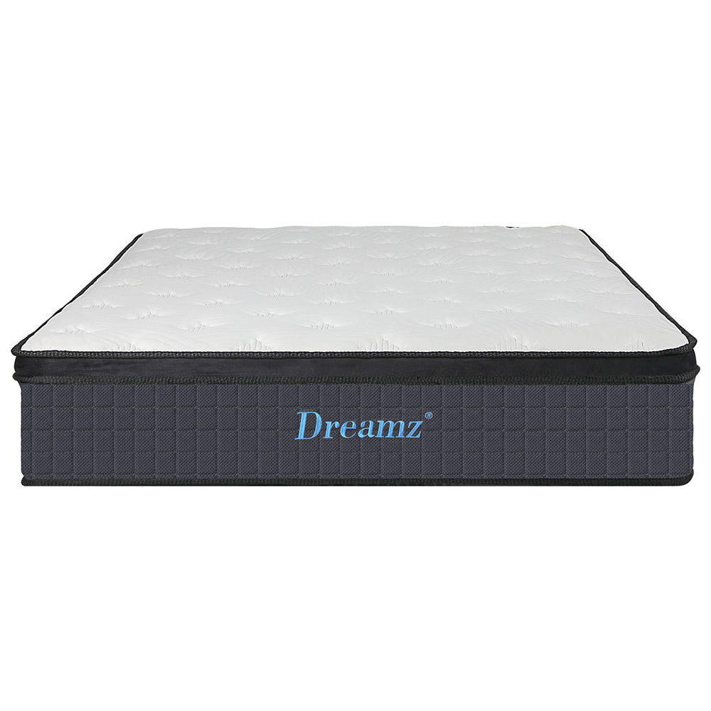 Dreamz Bedding Mattress Spring King Size Premium Bed Top Foam Medium Firm 32CM