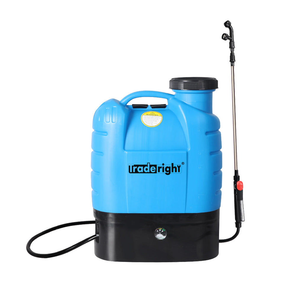 Traderight Electric Sprayer Rechargeable Battery Backpack Farm Garden Weed 16L