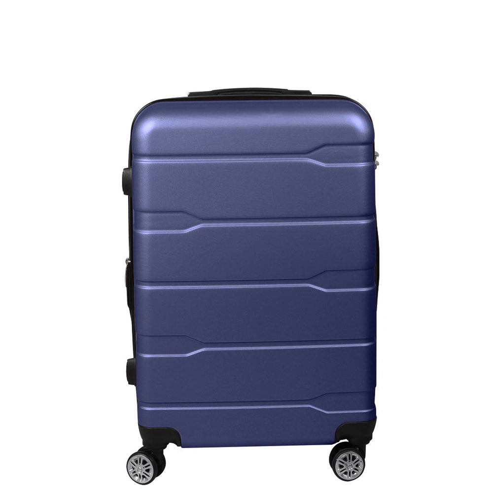 Slimbridge 24&quot; Inch Expandable Luggage Travel Suitcase Case Hard Shell TSA Navy