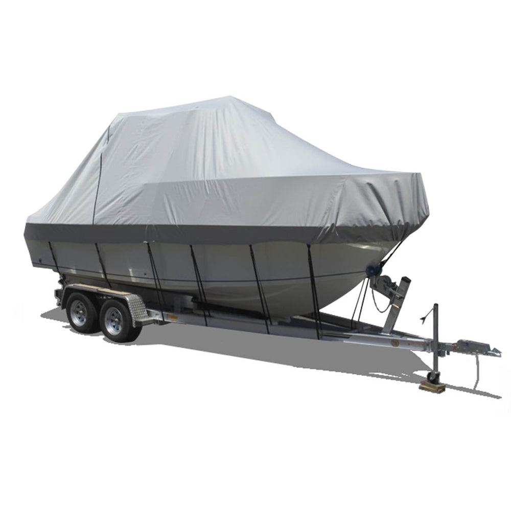 Traderight Group  Boat Cover 17FT-19FT Jumbo Trailerable Weatherproof 600D Marine Grade With Bag