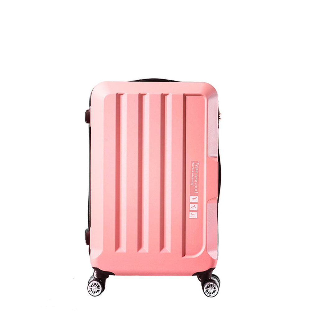 Slimbridge 20&quot;24&quot;28&quot; 3PC Luggage Sets Suitcase Set Travel Carry On TSA Rose Gold
