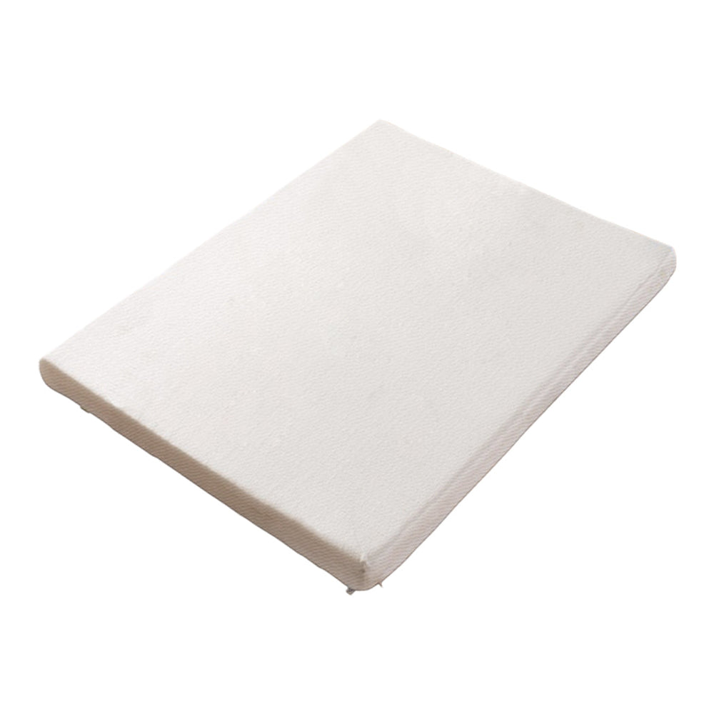 Dreamz 7cm Memory Foam Bed Mattress Topper Polyester Underlay Cover King Single