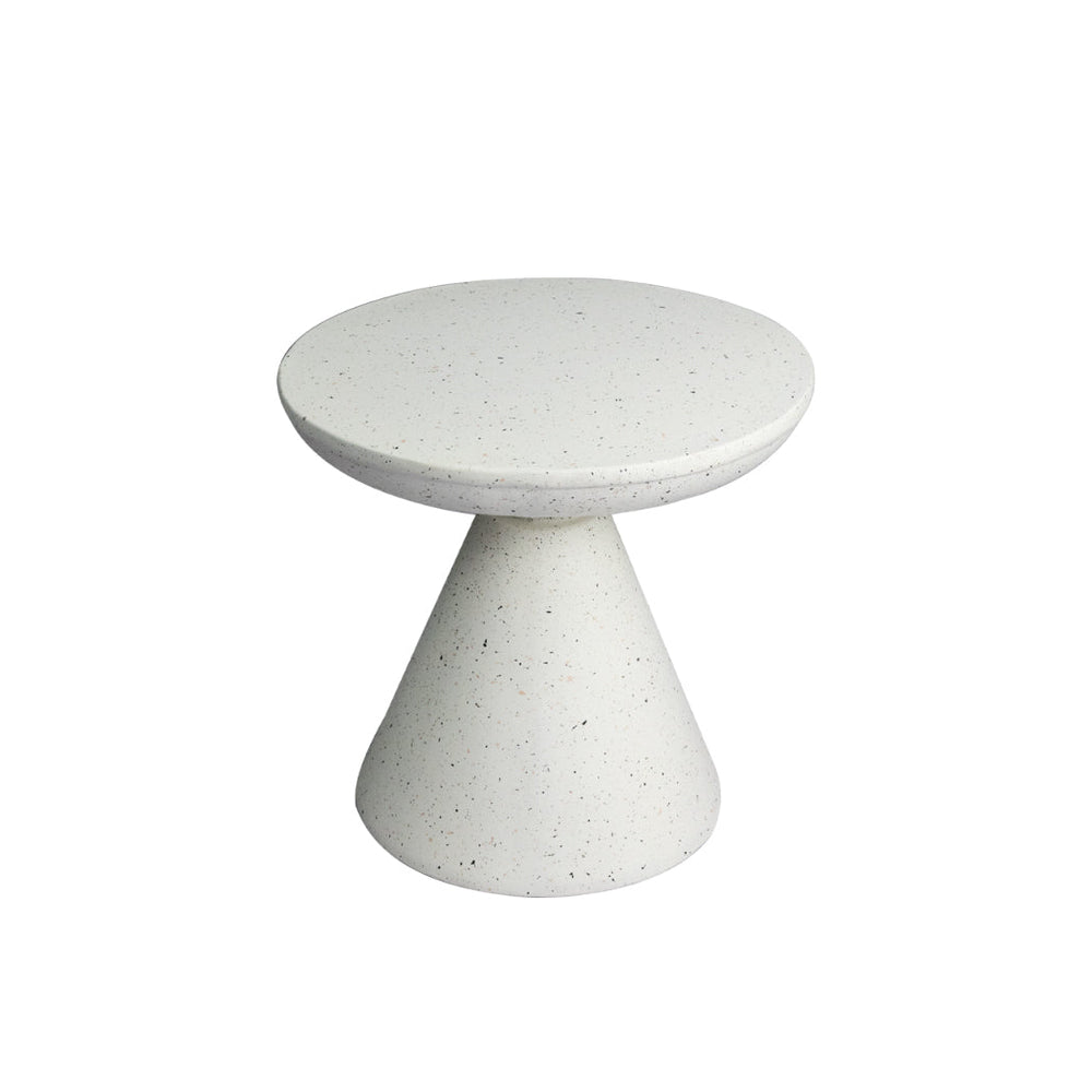 Levede Side Table Terrazzo Coffee End Tables Modern Hourglass Stool Stand 51cm