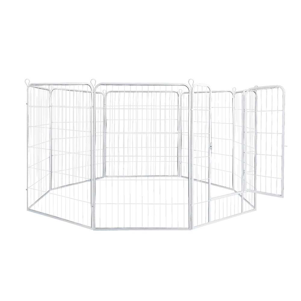 Pawz 8 Panel 32&#39;&#39; Pet Dog Playpen Puppy Exercise Cage Enclosure Fence Metal