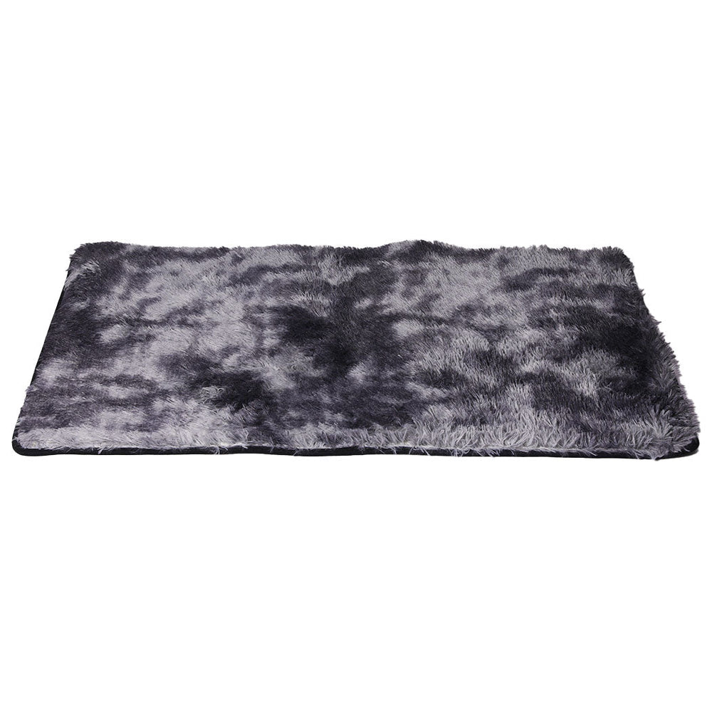 Marlow Floor Shaggy Rugs Soft Large Carpet Area Tie-dyed Midnight City 200x300cm