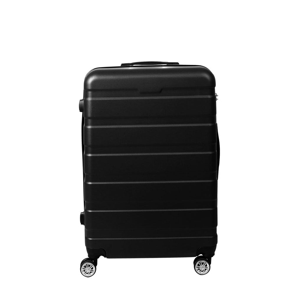 Slimbridge 24&quot; Luggage Case Suitcase Travel Packing TSA Lock Hard Shell Black