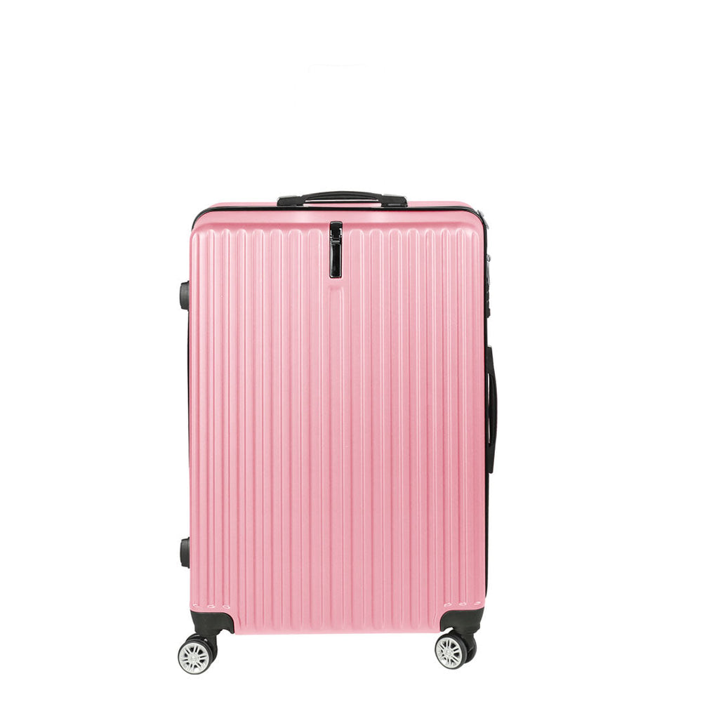 Slimbridge 24&quot; Inch Luggage Suitcase Travel TSA Lock Hard Shell Carry Rose Gold