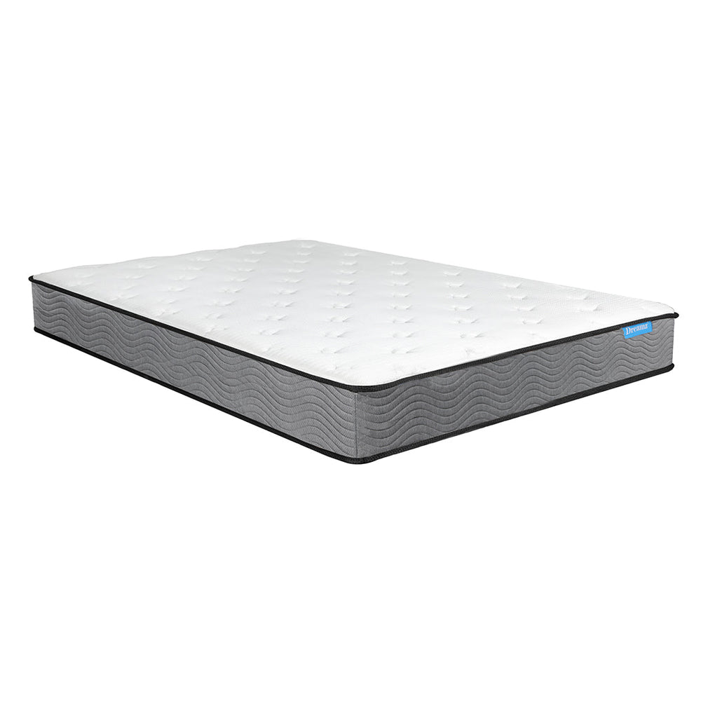 Dreamz Spring Mattress Pocket Bed Top Coil Sleep Foam Extra Firm Queen 23CM