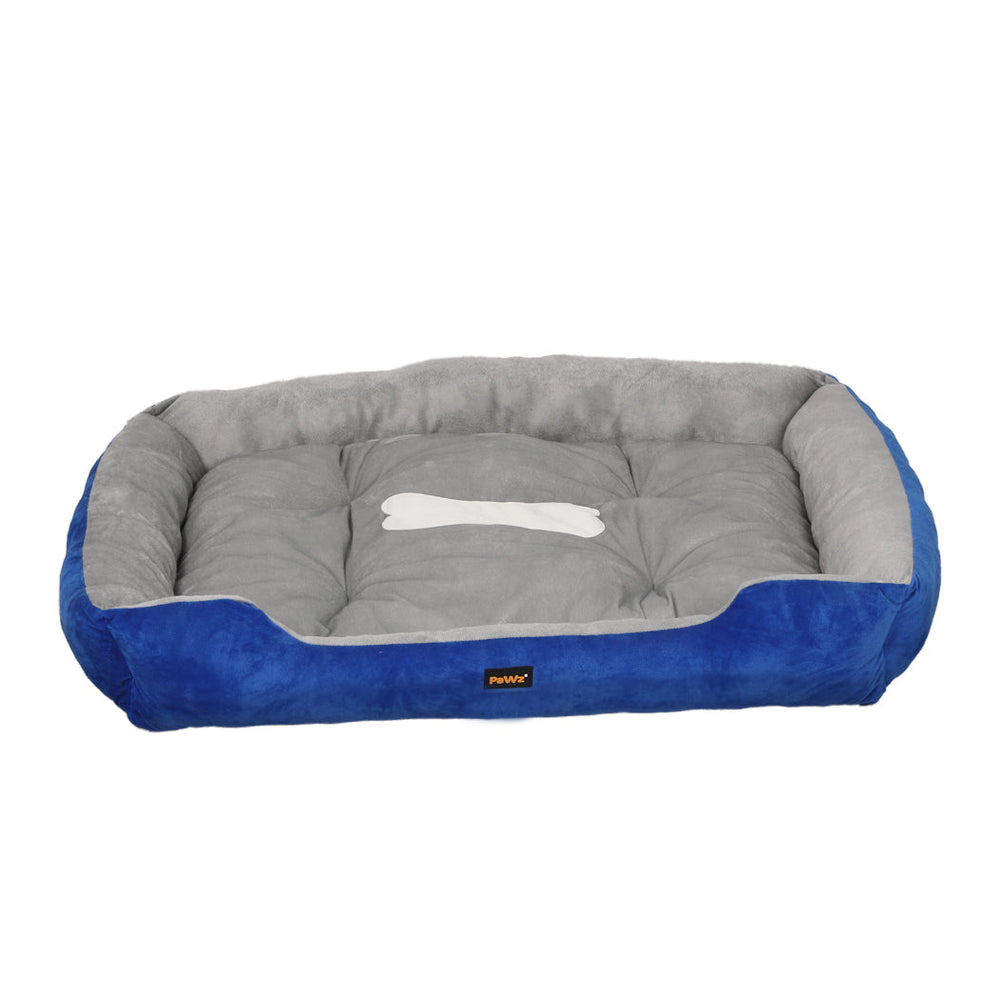 Pawz Pet Bed Dog Beds Bedding Mattress Mat Cushion Soft Pad Pads Mats M Navy