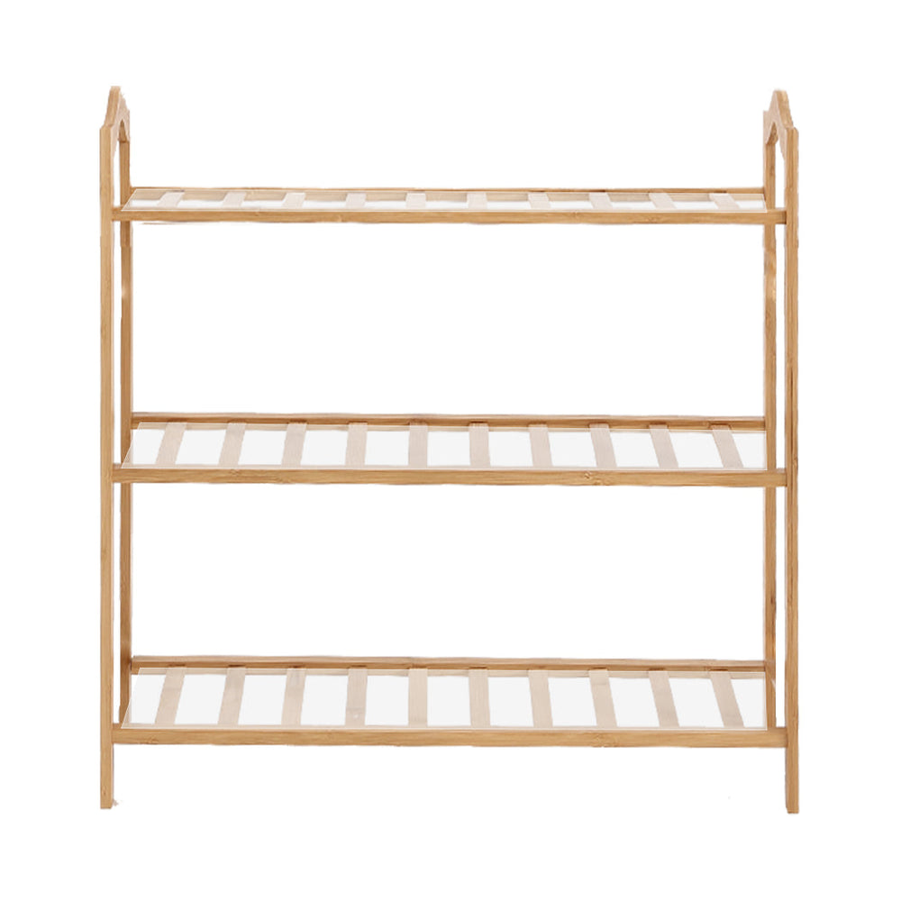 Levede 3 Tiers Bamboo Shoe Rack Storage Organizer Wooden Shelf Stand Shelves