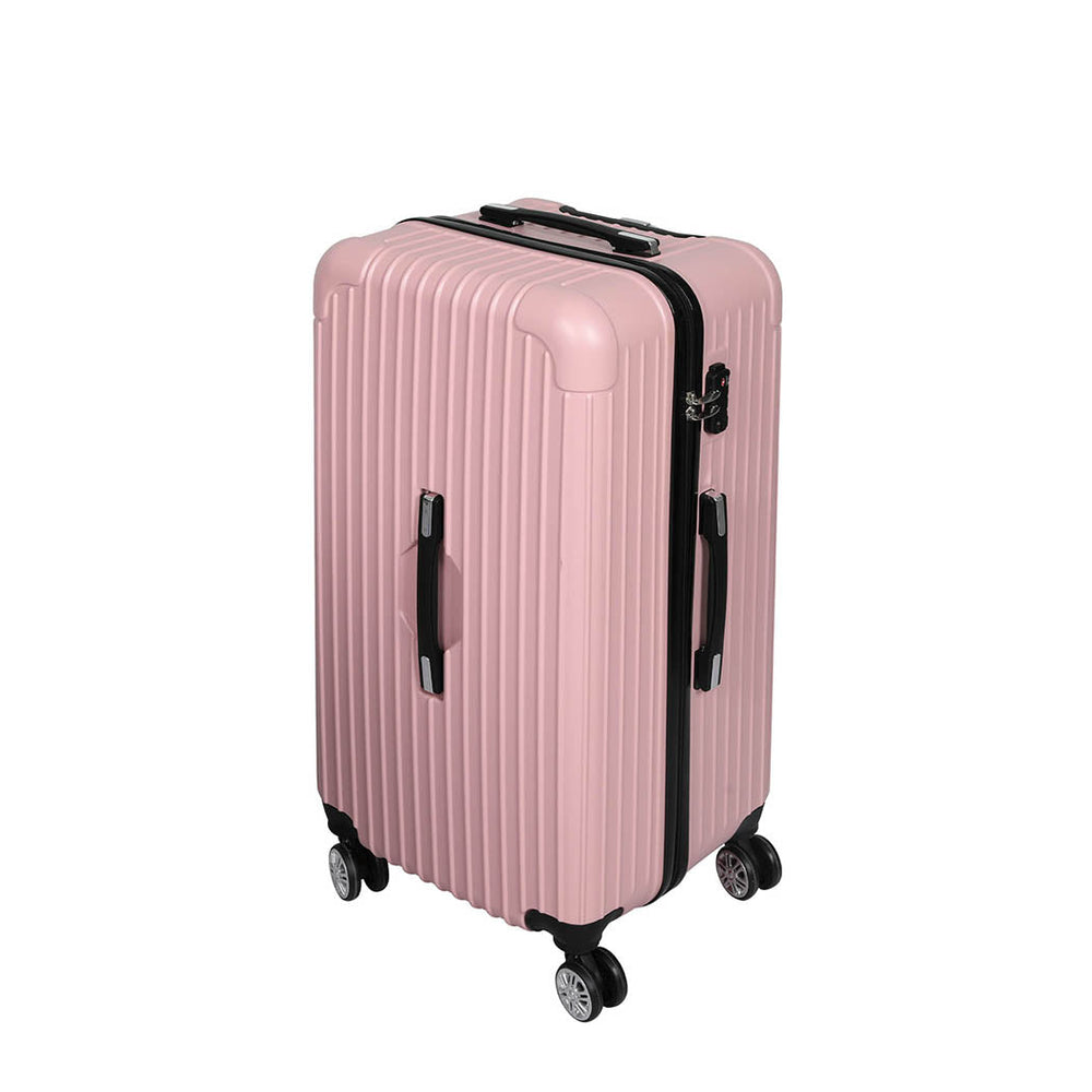 Slimbridge 28&quot; Trunk Luggage Travel Suitcase Travelling Large TSA 4 Wheels Pink