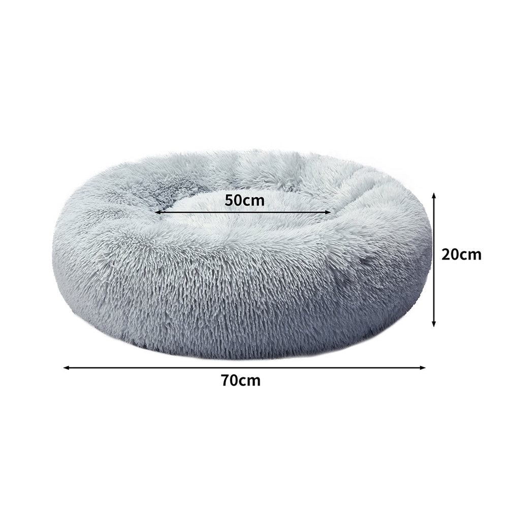 Pawz Pet Bed Dog Beds Mattress Bedding Cat Pad Mat Cushion Winter L Grey