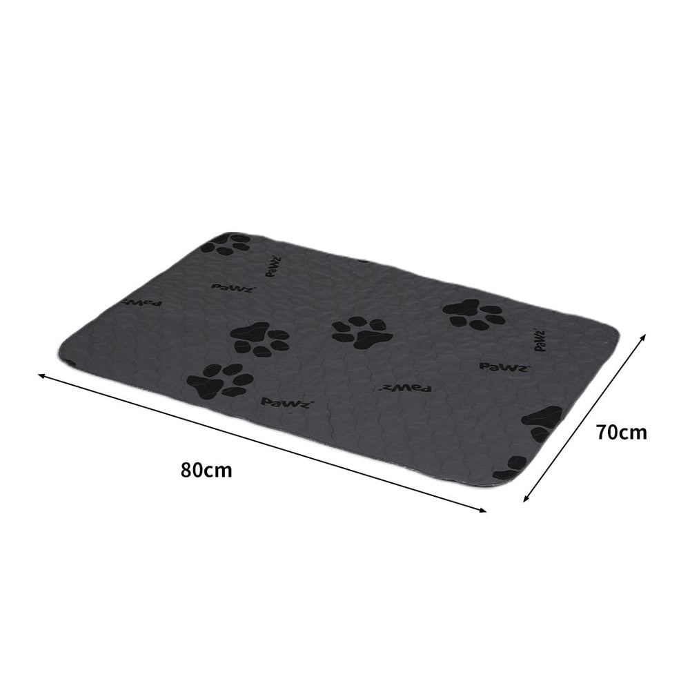 Pawz 2x Washable Dog Puppy Training Pad Pee Puppy Reusable Cushion XL Grey