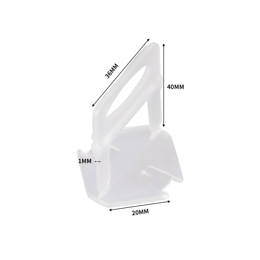 Traderight Group  400x 2MM Tile Leveling System Clips Levelling Spacer Tiling Tool Floor Wall