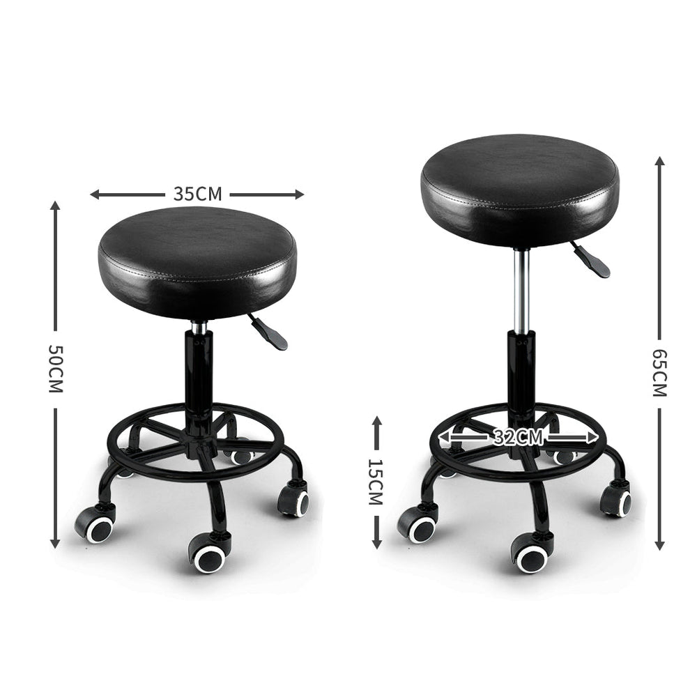 Levede Salon Stool Swivel Bar Stools Chairs Barber Hydraulic Lift Hairdressing