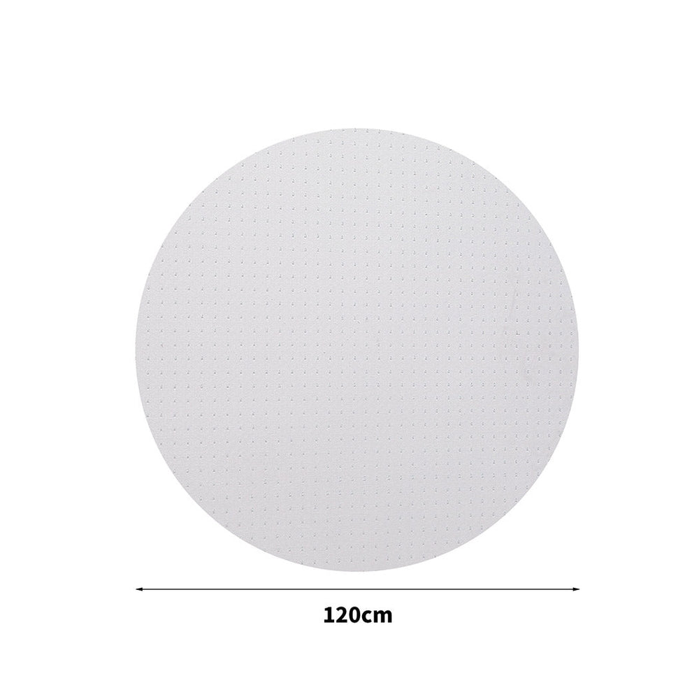 Marlow Chair Mat Round Carpet Protectors PVC Home Office Room Mats 120CM