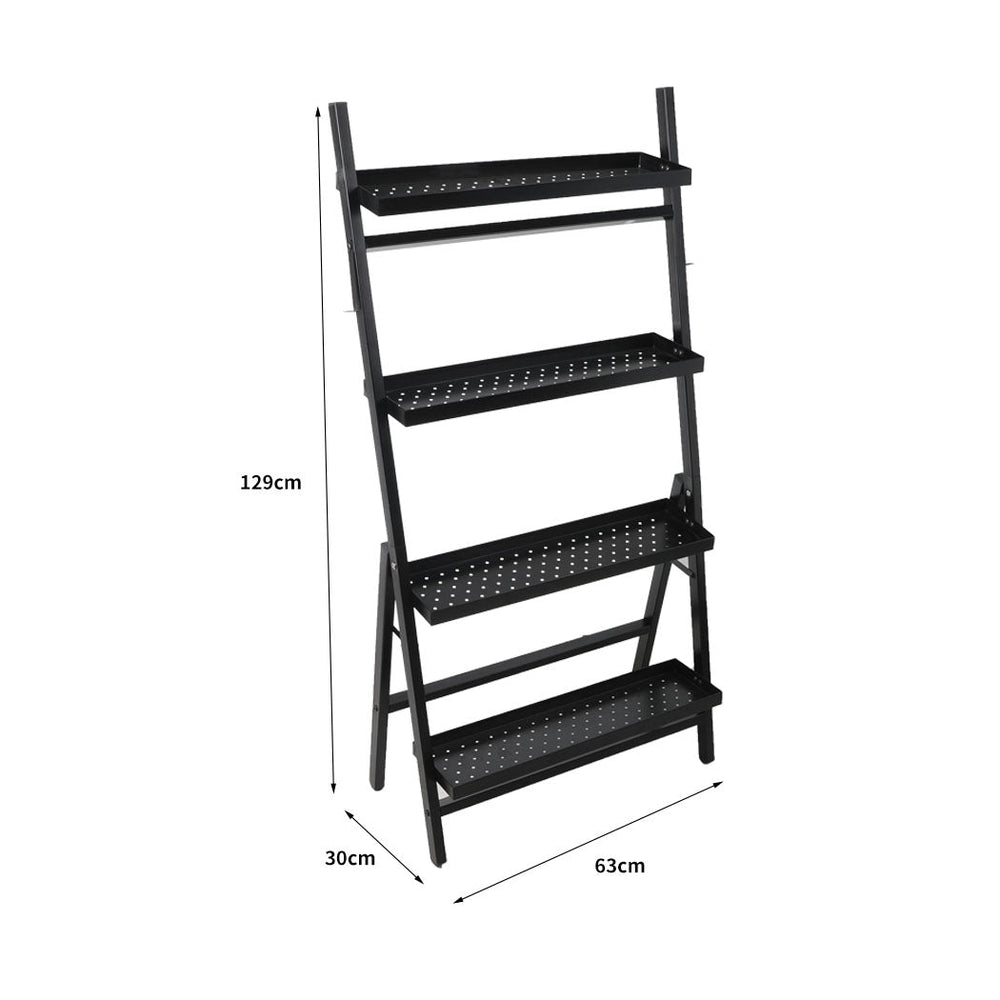 Levede 4-Tier Plant Stand Outdoor Indoor Flower Pots Rack Corner Planter Shelf