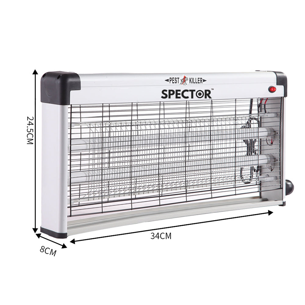 Spector Mosquito Killer 40W Pest Zapper Bug Catcher Trap Electric UV-A Aluminium