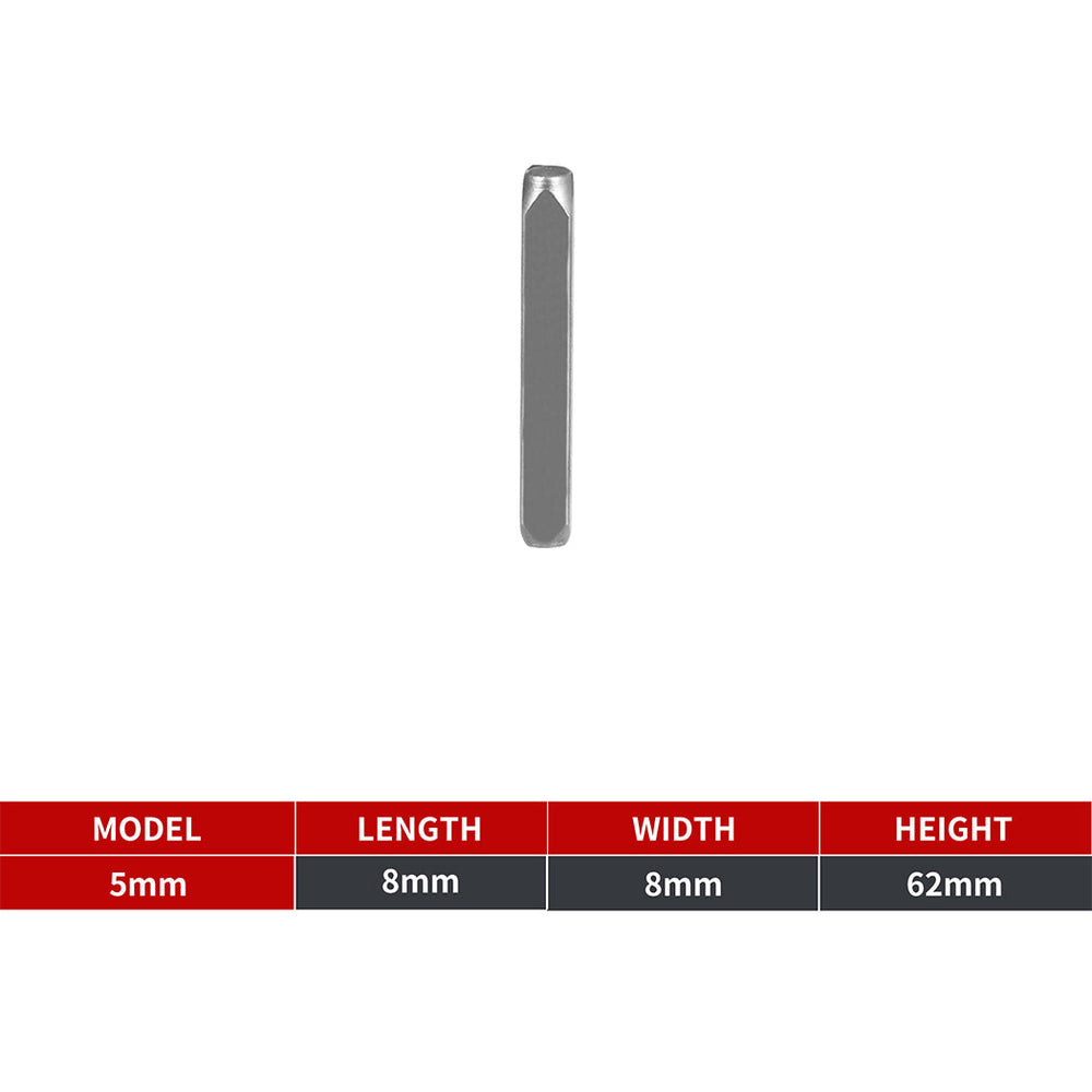 Traderight Letter &amp; Number Punch Stamps 5mm HRC60 Hardened Bearing Steel 36Pcs