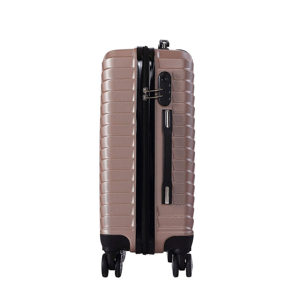 Slimbridge 20&quot; Carry On Travel Luggage Suitcase Case Bag Lightweight TSA Coffee