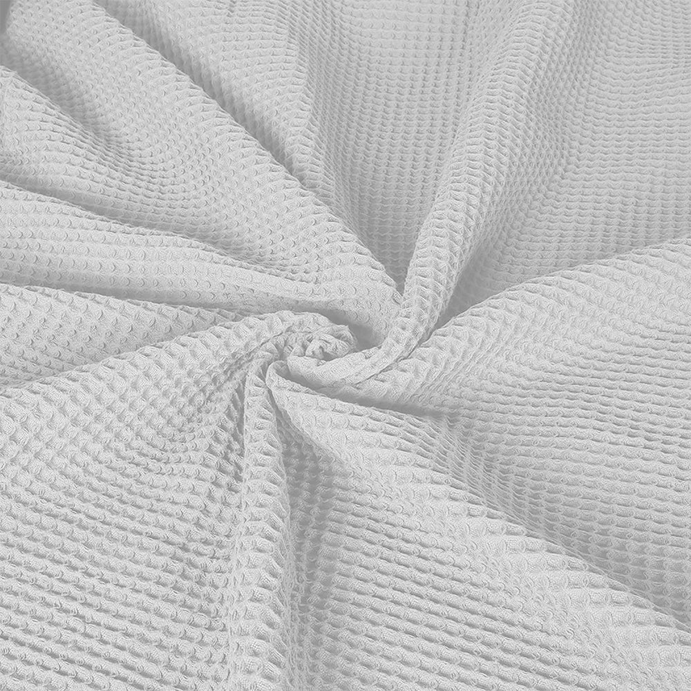 Dreamz Throw Blanket Cotton Waffle Blankets Soft Warm Large Sofa Bed Rugs King