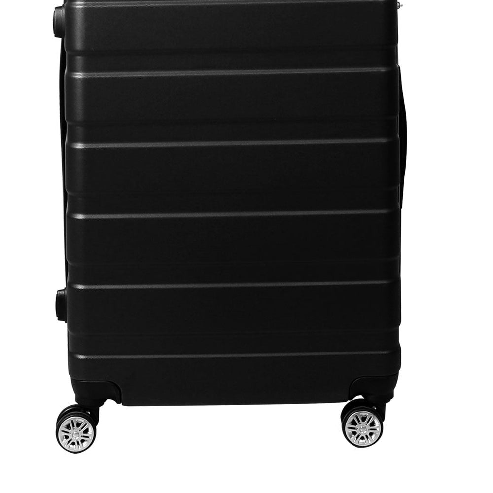 Slimbridge 24&quot; Luggage Case Suitcase Travel Packing TSA Lock Hard Shell Black