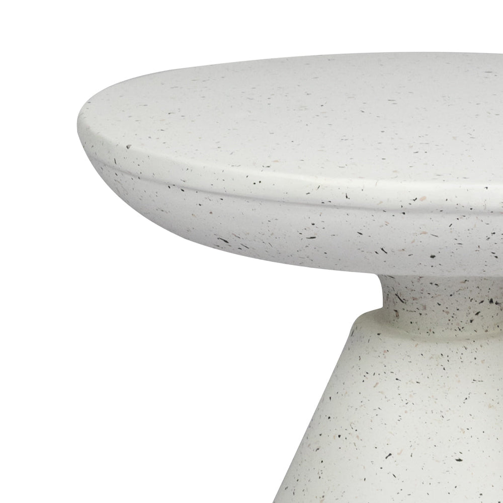 Levede Side Table Terrazzo Coffee End Tables Modern Hourglass Stool Stand 51cm