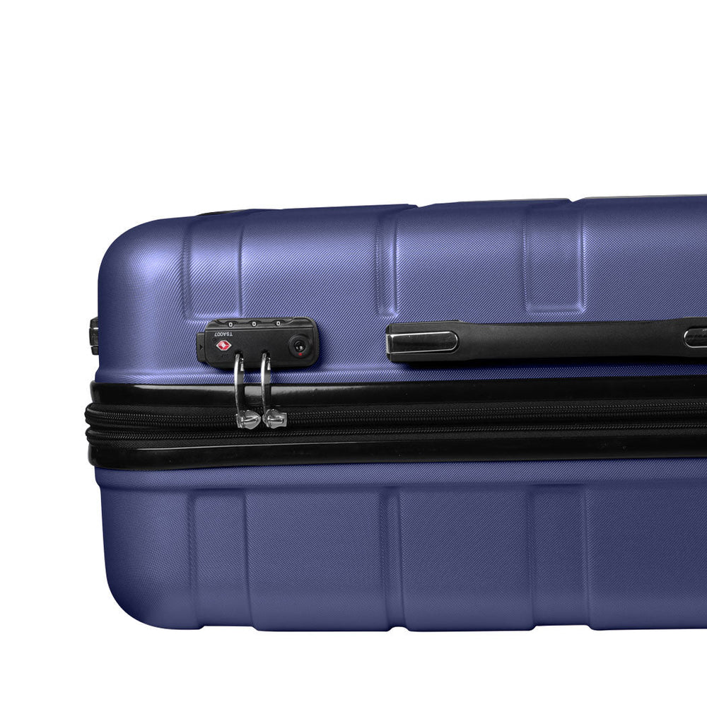 Slimbridge 28&quot; Inch Expandable Luggage Travel Suitcase Case Hard Shell TSA Navy