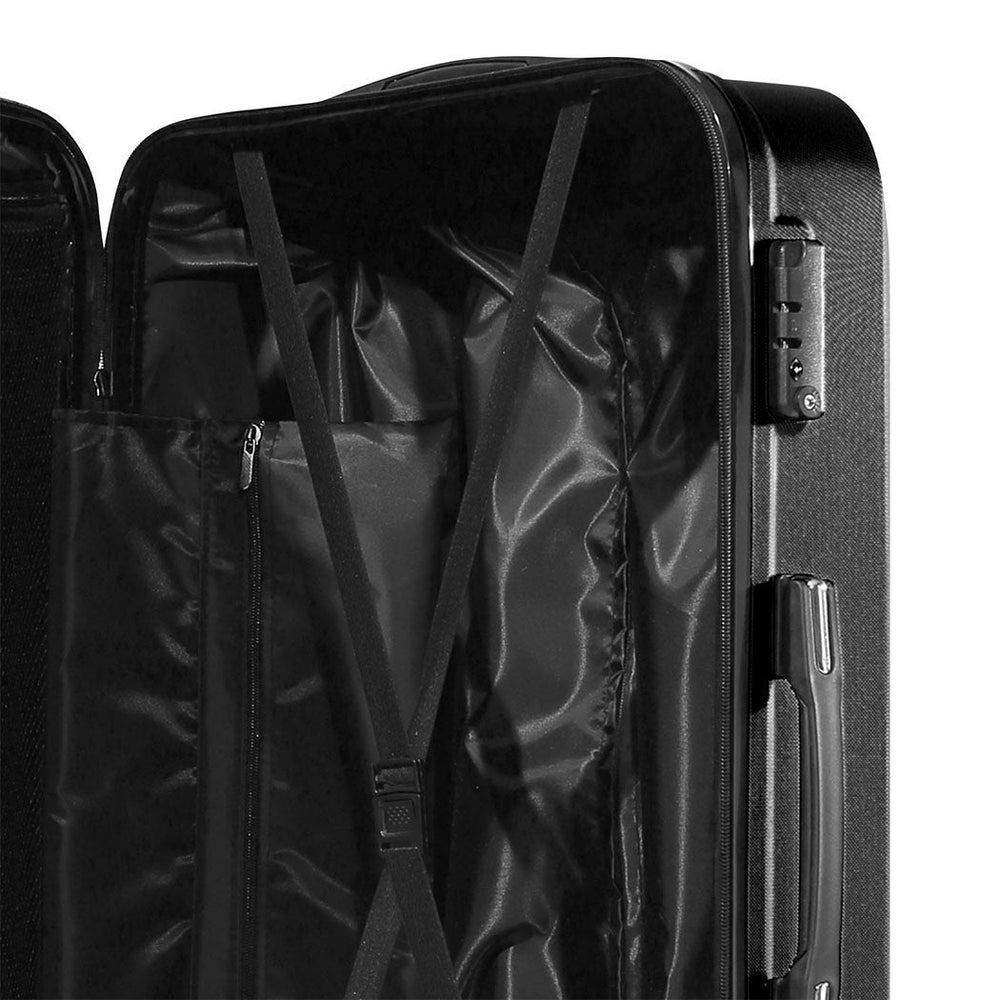 Slimbridge 20&quot;24&quot;28&quot; 3PC Luggage Sets Suitcase Set Travel Carry On TSA Black