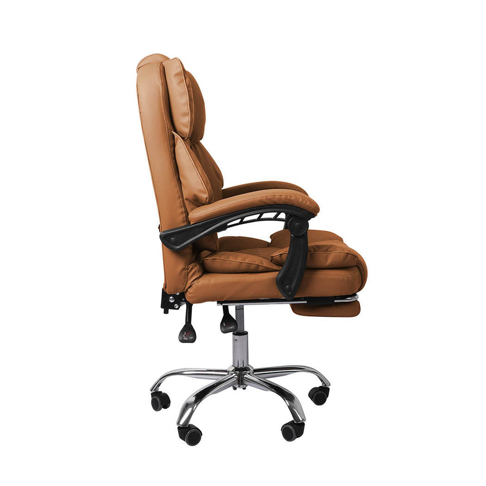 Levede Gaming Chair Office Computer Seat Racing PU Leather Executive Footrest