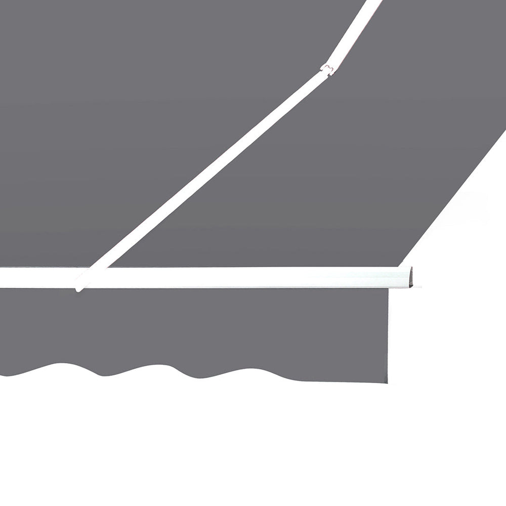 Mountview  Folding Arm Awning Retractable Manual Sunshade Canopy Window 2.5 x 2