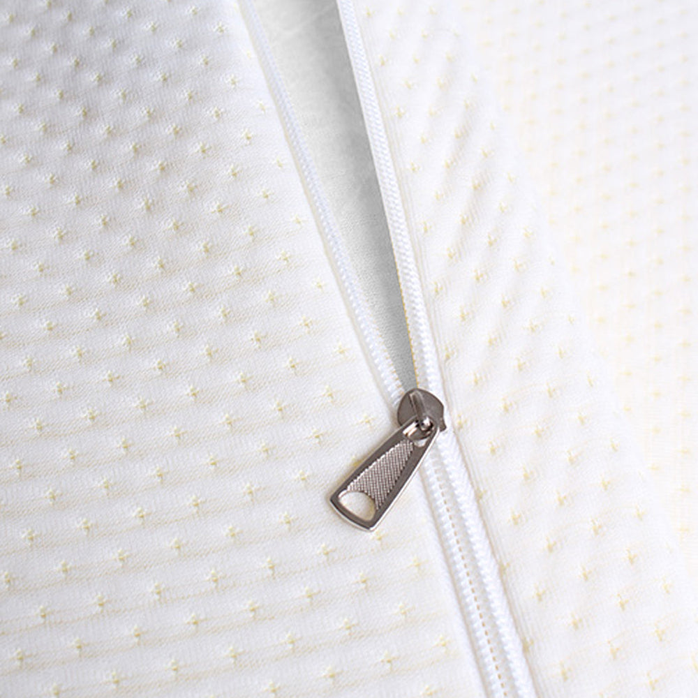 Dreamz 7cm Memory Foam Bed Mattress Topper Polyester Underlay Cover King Single