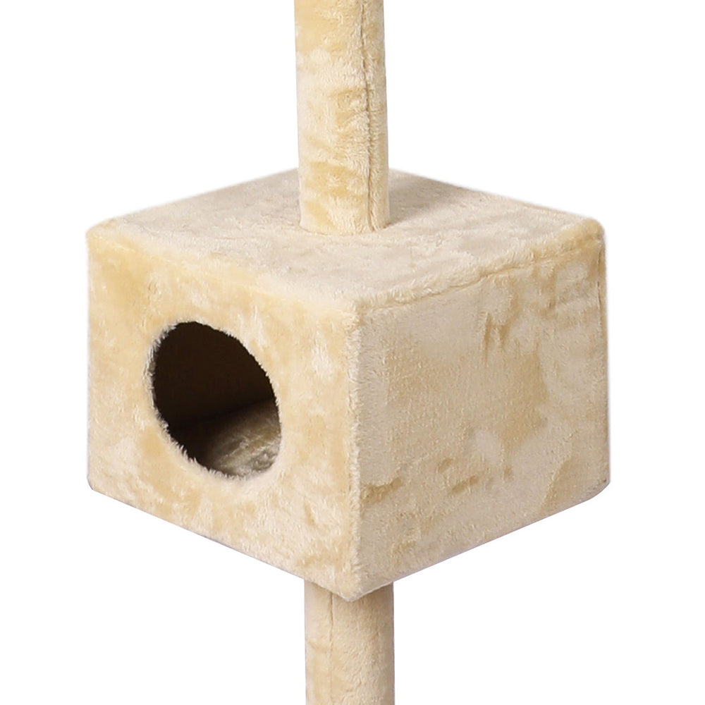 Pawz Cat Scratching Post Tree Cubby House Condo Furniture Scratcher 248-288 High