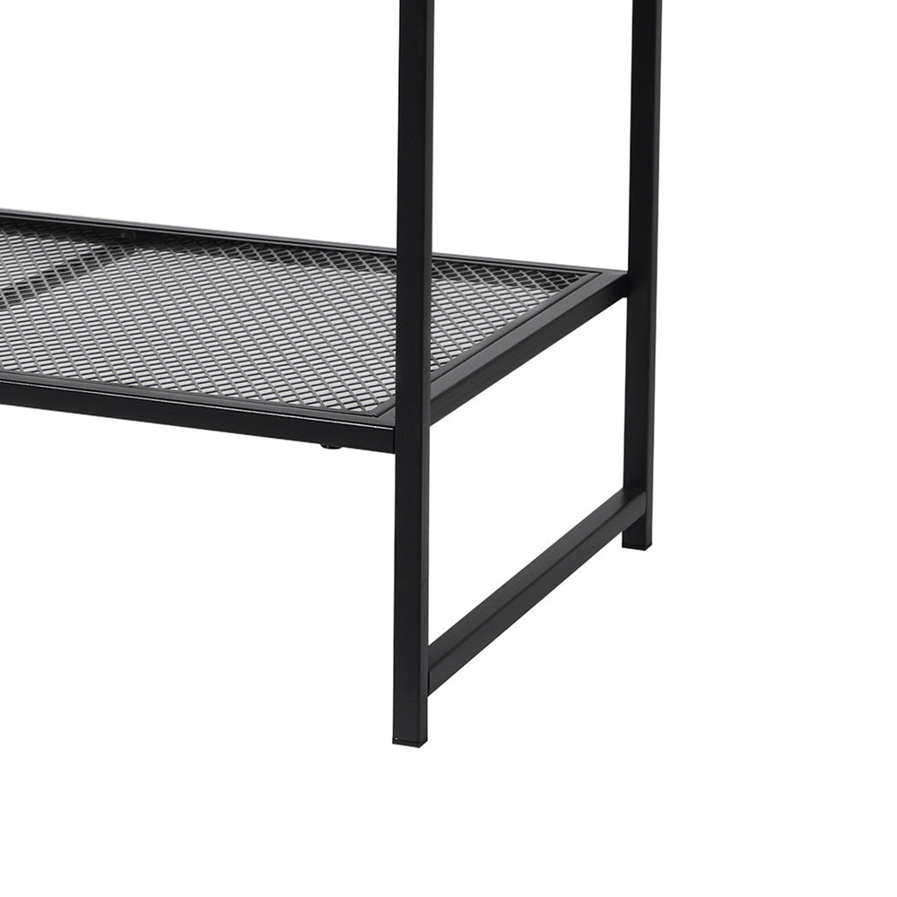 Levede Coffee Table Side End Spacious Design Steel Mesh Shelf Waterproof 101CM