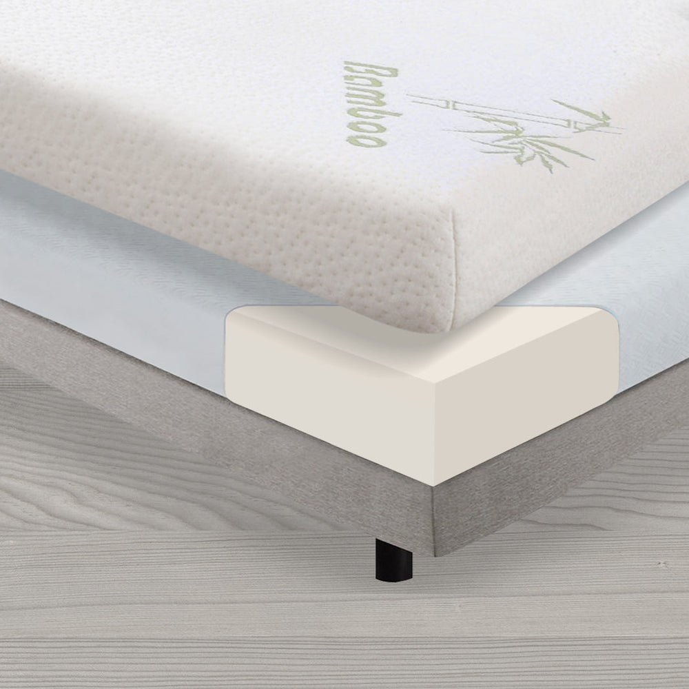 Dreamz Memory Foam Mattress Topper Bamboo Cover Washable 8CM Underlay Mat Queen